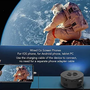 Проектор Feegow YT200 Black Full HD Wi-Fi synthetic.ua - Фото 1