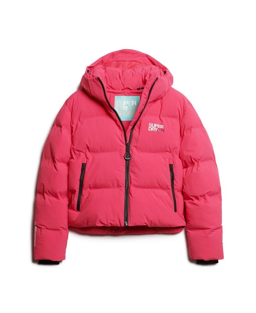 Куртка пуховая Superdry женская с капюшоном, фото №4