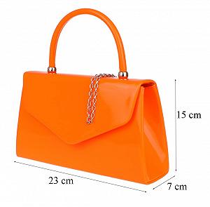 Клатч Girly Handbags лакированный, женский, маленький, жесткий synthetic.ua - Фото 1