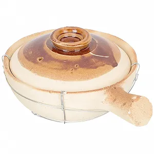 Кастрюля-кассероль Sosoport Керамическая Глиняная с Ручкой Жаропрочная 0.8 л - Фото 1