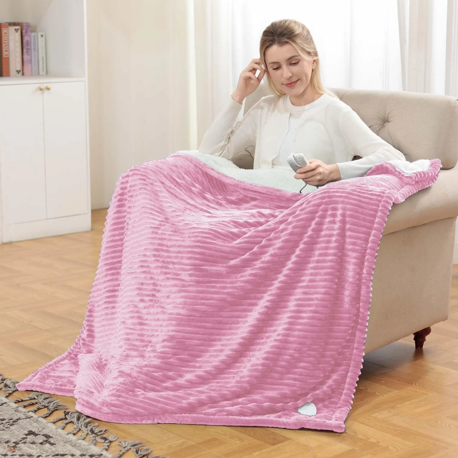 Электропростынь ULTRALENT 180 x 135 см Розовый, фото №1 Электропростынь ULTRALENT 180 x 135 см Розовый, фото №1