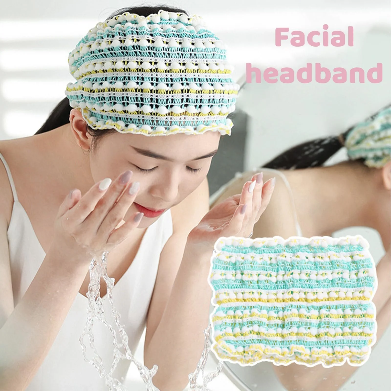 Пов'язка для волосся CATOR, для спа-процедур для вмивання обличчя, фото №5