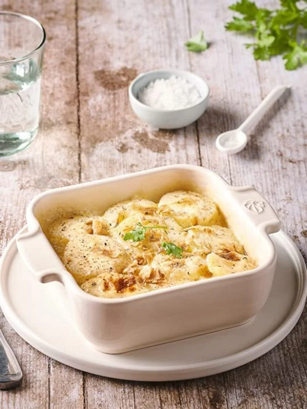 Форма для запікання PEUGEOT керамічна квадратна 18 см 0,66 л екрю, фото №5