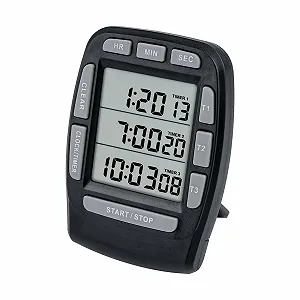 Купить Цифровой таймер Jayron JR-KT001 3-канальный LCD Магнитный с часами и будильником - Фото 1 Цифровой таймер Jayron JR-KT001 3-канальный LCD Магнитный с часами и будильником - Фото 1