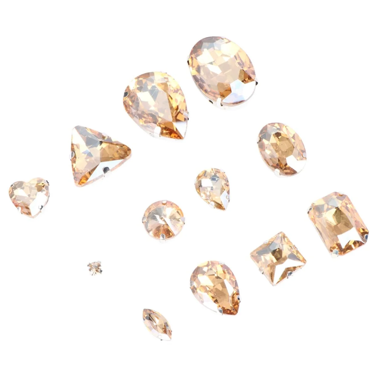 Стразы Хрустальные Lurrose 100 шт Капля, фото №6