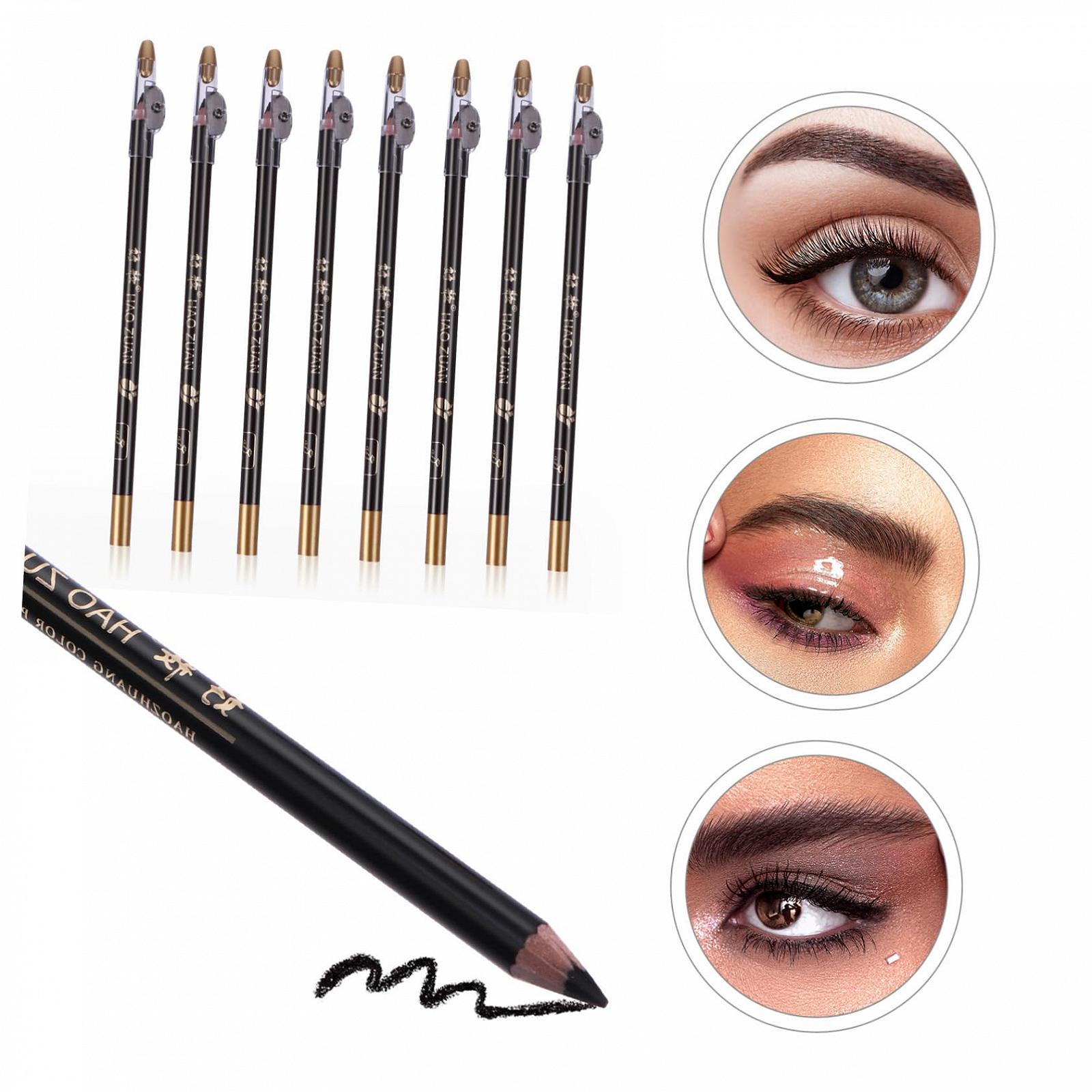 Олівець Gogogmee Make-up Augenbraue 16 Stk Bambus Black, фото №5