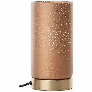 Настольная лампа Lightbox Bedside Lamp Starry Sky Bronze Glass Shade E27 Bronze/Brass synthetic.ua - Фото 1