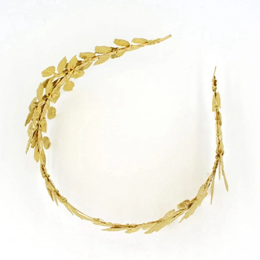 Обруч Золотий Лист Римська Богиня Грецька Богиня, фото №6