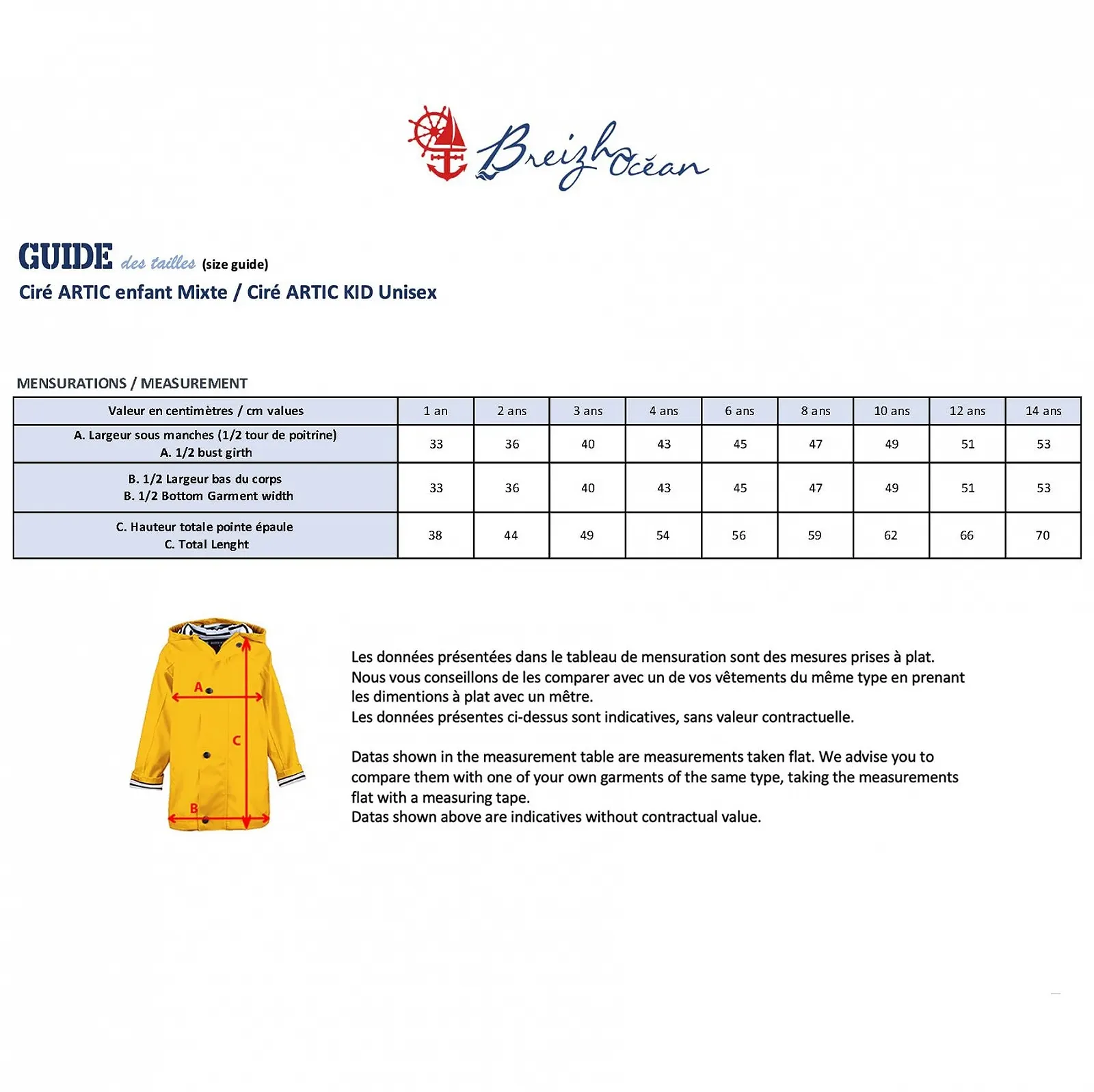 Куртка з капюшоном Breizh Ocean Artic Kid Вощена Флісова, фото №4