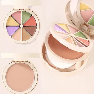 Палітра консилерів KARLOR 9-в-1 і основа під макіяж, 8 кольорів консилера для корекції - Фото 1