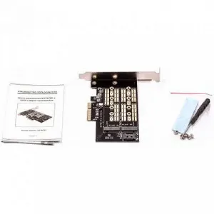 Контроллер AgeStar PCIe 3.0 X2 for SSD M.2 NVMe (AS-MC02) synthetic.ua - Фото 1