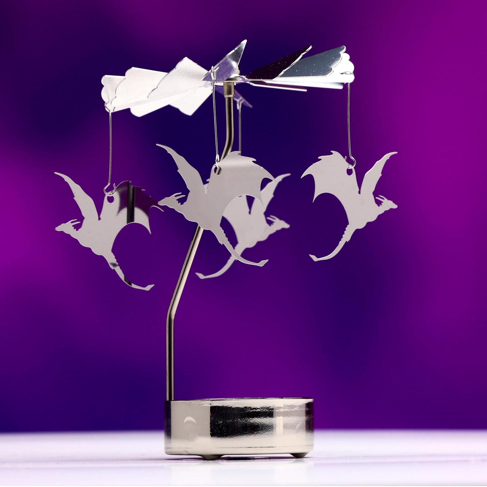 Подсвечник Puckator Flying Dragons Rotating Carousel, фото №2