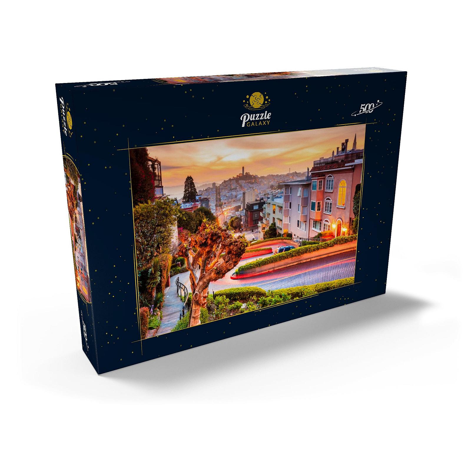 Пазл MyPuzzle Special Collection Знаменитая Ломбард-стрит в Сан-Франциско на рассвете Premium 500 элементов, фото №2 Пазл MyPuzzle Special Collection Знаменитая Ломбард-стрит в Сан-Франциско на рассвете Premium 500 элементов, фото №2