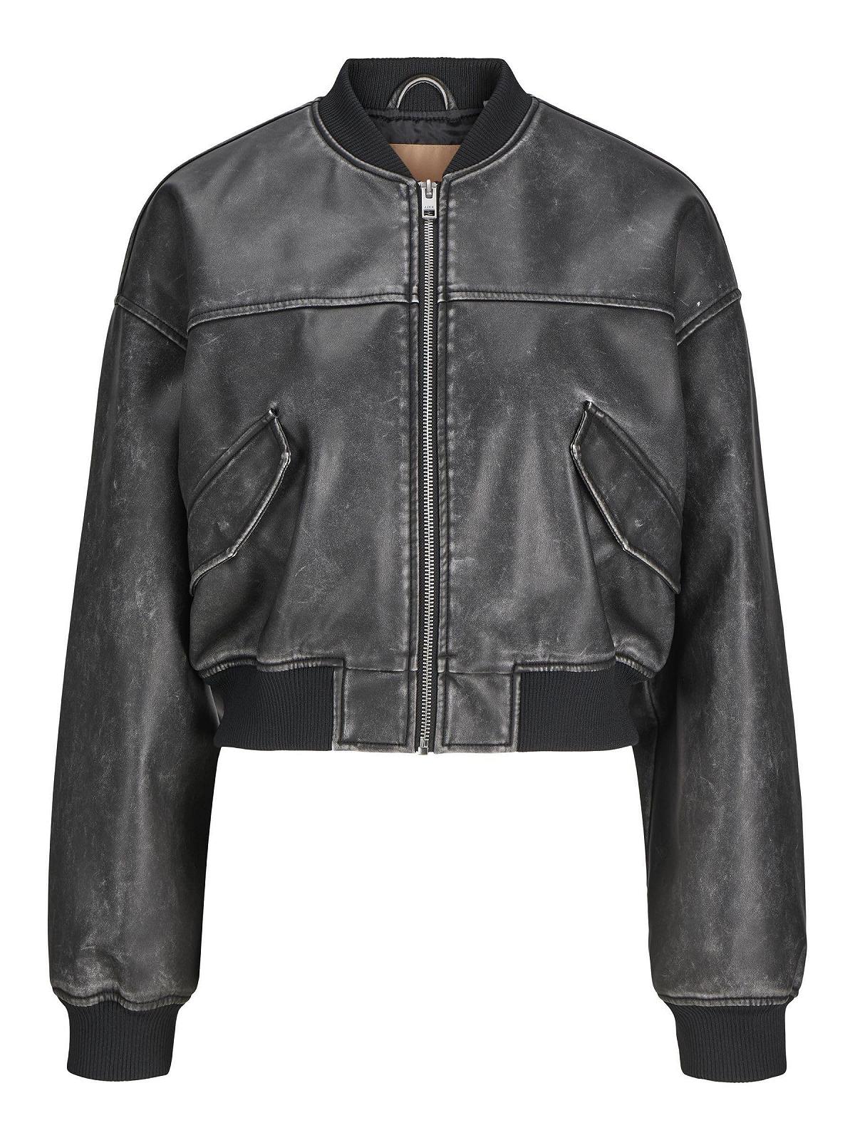 Бомбер JACK & JONES Jxtora PU OTW Sn Куртка зі штучної шкіри, фото №1