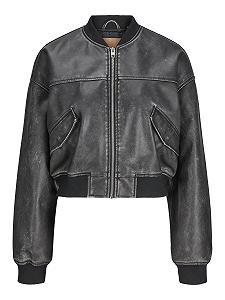 Бомбер JACK & JONES Jxtora PU OTW Sn Куртка зі штучної шкіри - Фото 1