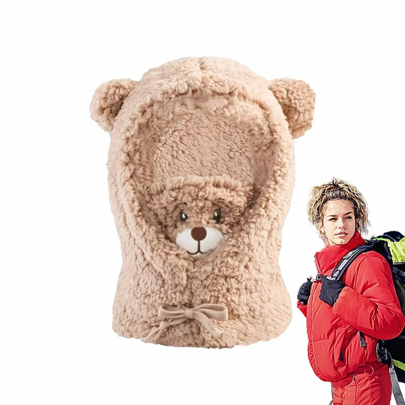 Шапка-вушанка Ведмідь GkgWuxf Зимова, фото №1 Шапка-вушанка Ведмідь GkgWuxf Зимова, фото №1