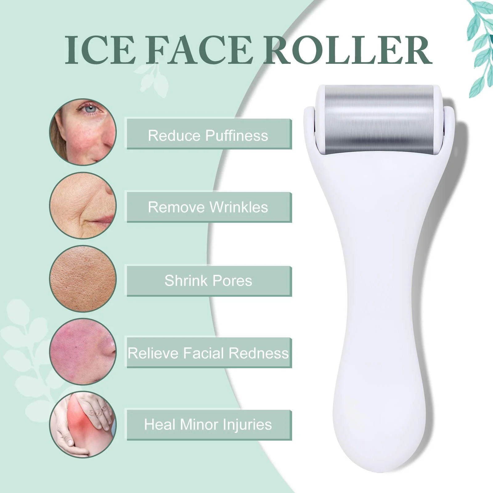 Ролик крижаний для обличчя та очей 2 шт, фото №2