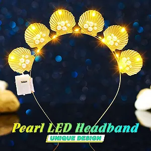 Обруч для волос с LED ракушками synthetic.ua - Фото 1