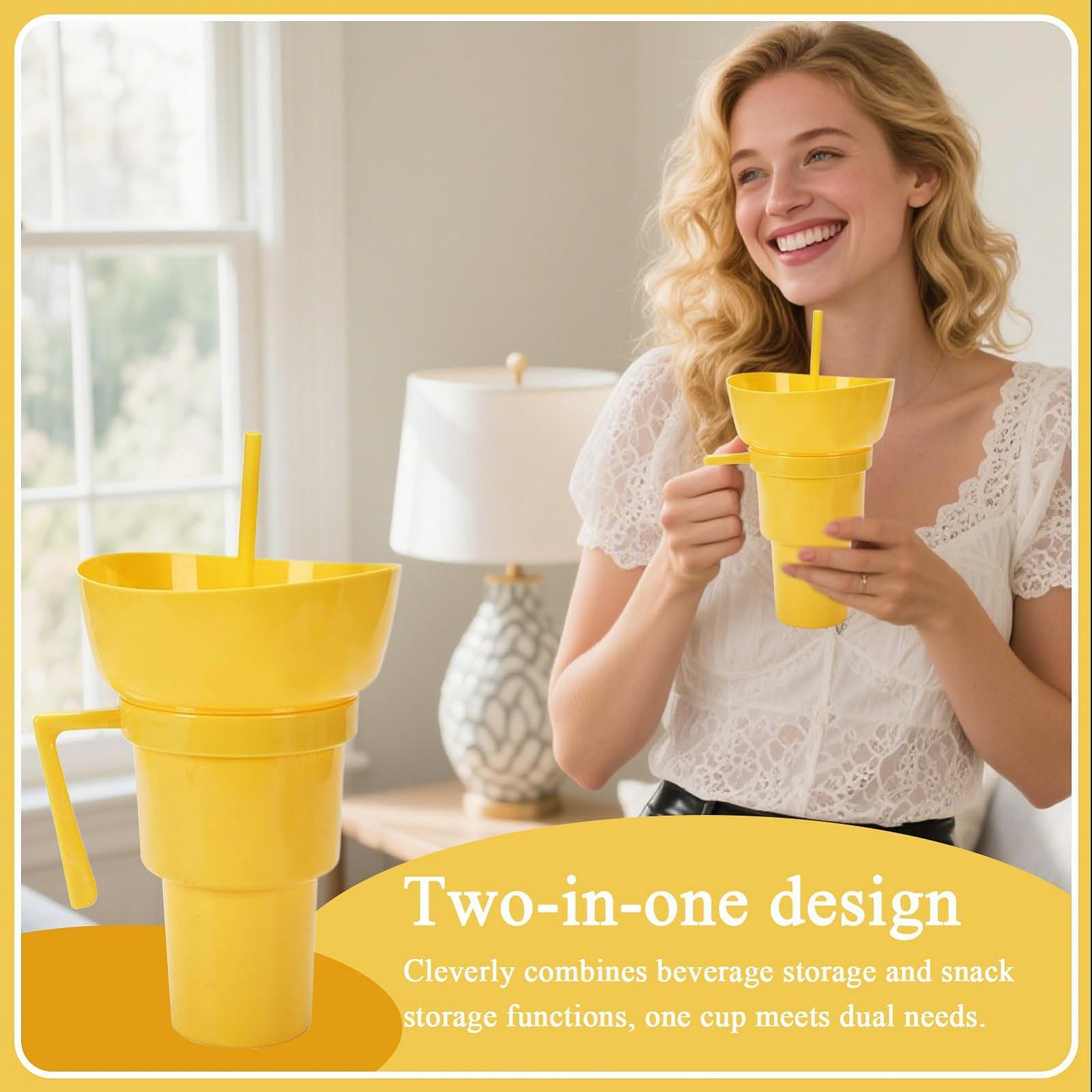 Тримач для попкорну Дитяча чашка з соломинкою, фото №5