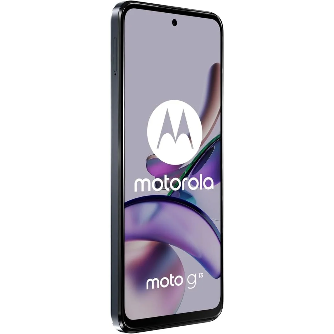 Смартфон Motorola Moto g13 16.5 см 90 Гц HD+ 50 МП 5000 мАг 4/128 ГБ Dual SIM Matt Charcoal, фото №4