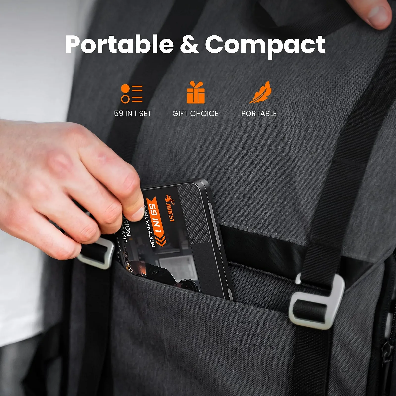 Набір прецизійних викруток JOREST 59 шт. Torx Phillips, фото №7