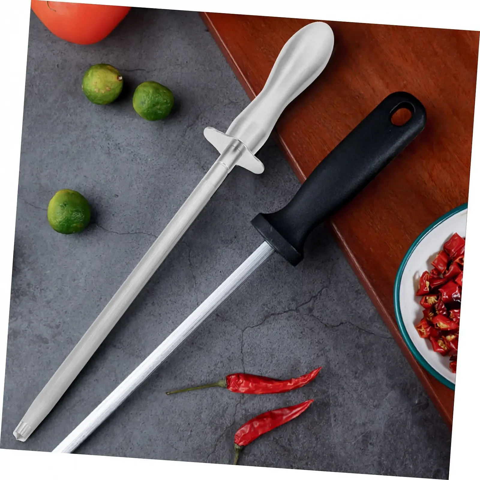 Точилка для ножей TOYANDONA из нержавеющей стали ручная с большой поверхностью, фото №8