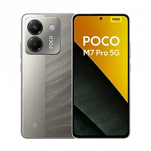 Смартфон XIAOMI Poco M7 Pro 5G, 8+256GB, Серебристый, Четкая камера Sony 50 Мп с OIS, Аккумулятор 5110 мАч, TurboCharge 45 Вт, AMOLED-дисплей 120 Гц - Фото 1