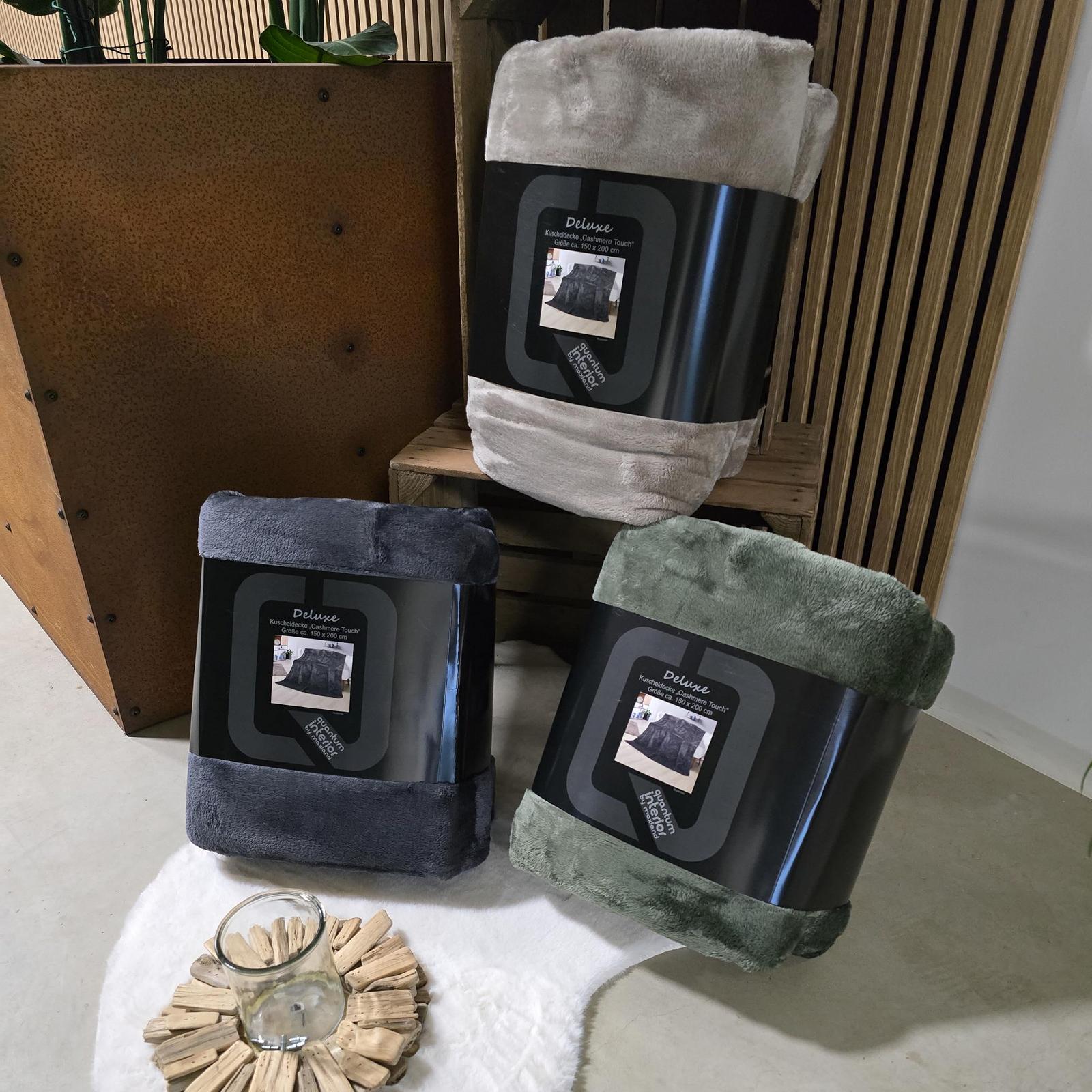 Покривало Quantum Interior by Maxland Cashmere Deluxe Cuddly Blanket, фото №5