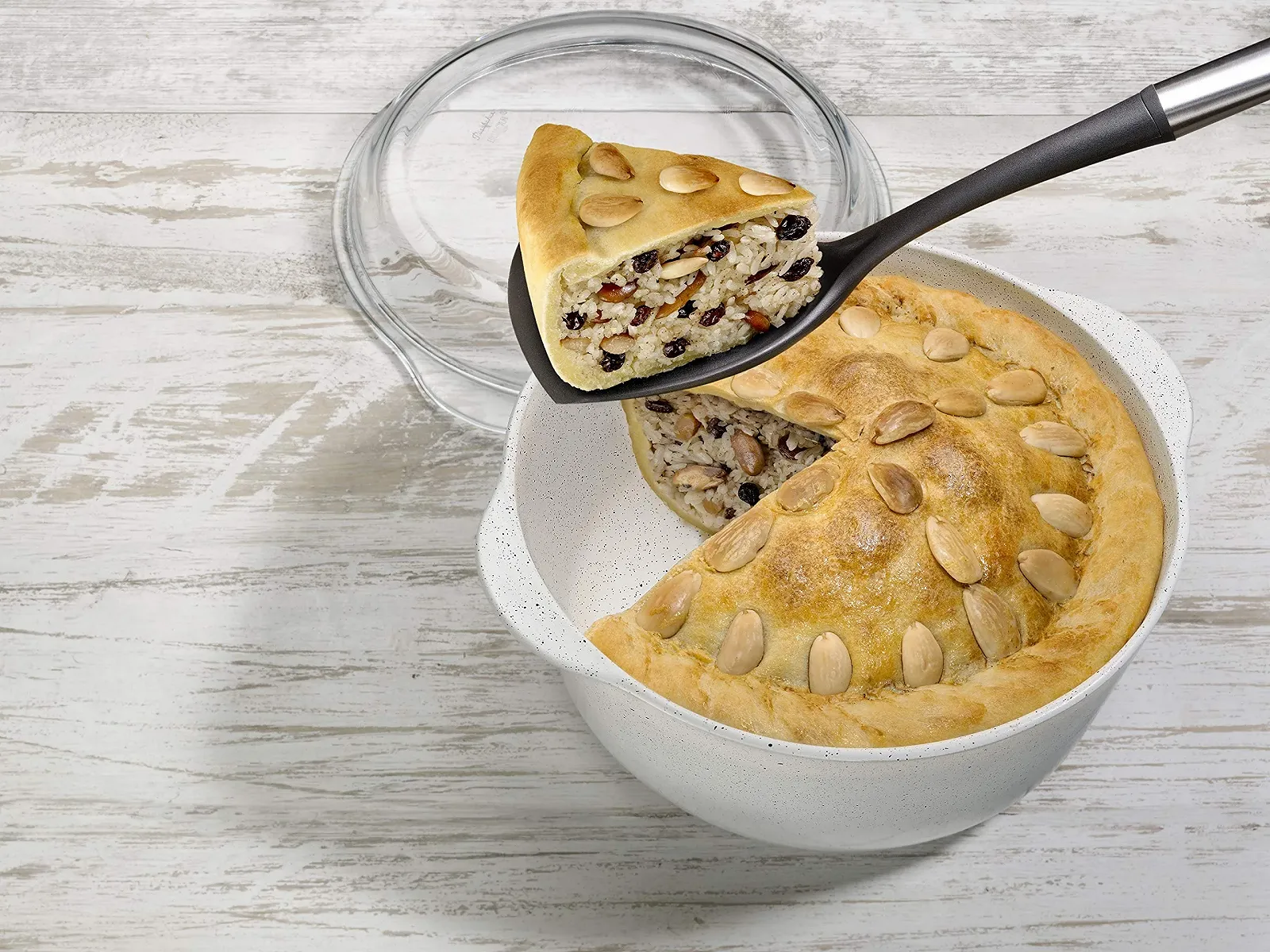 Форма BORCAM Non-Stick 59013 3,15 л 27 см Біла, фото №5