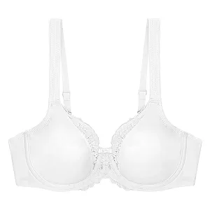Бюстгальтер Triumph Modern Lace + Cotton W на косточках с широкими бретелями сильная фиксация synthetic.ua - Фото 1