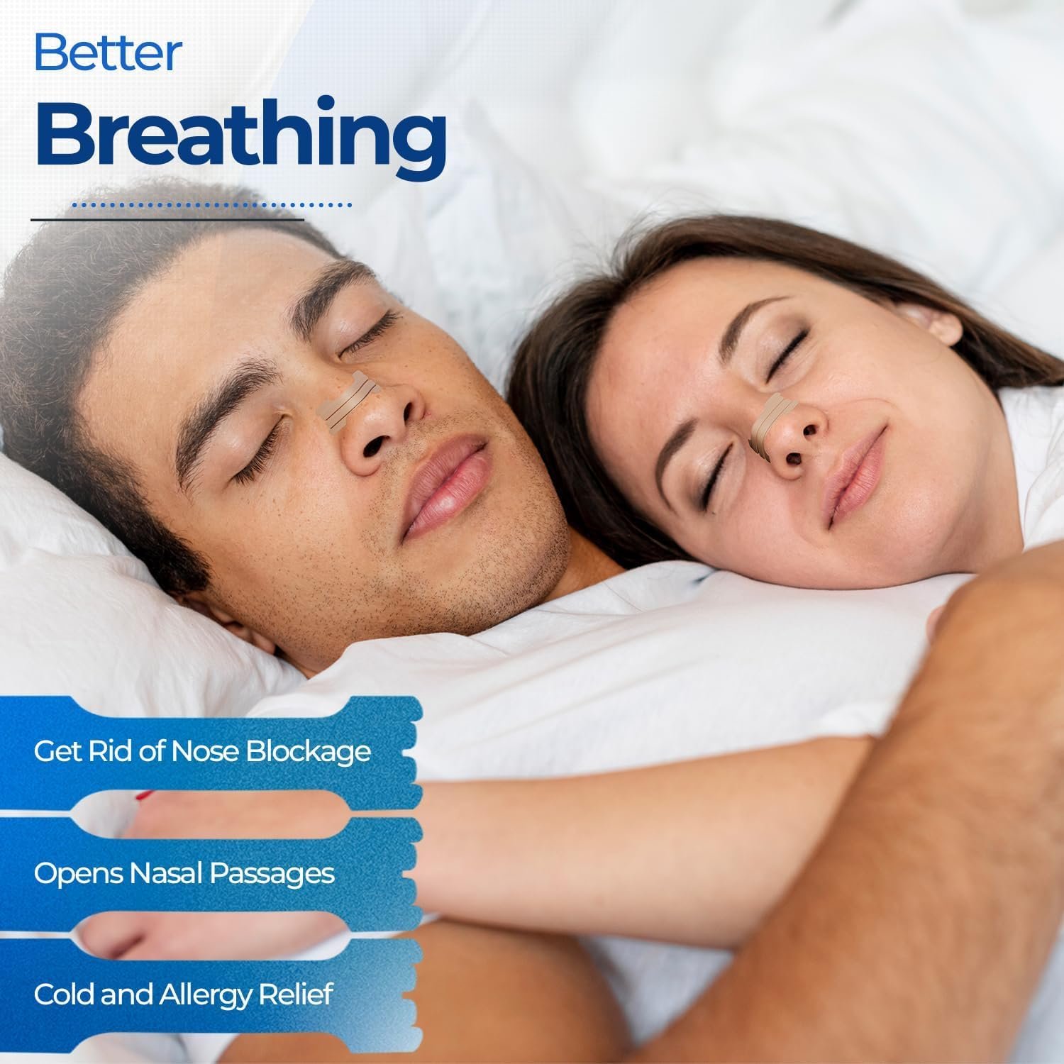 Пластирі для носа від хропіння Пачка з 30 шт., фото №5