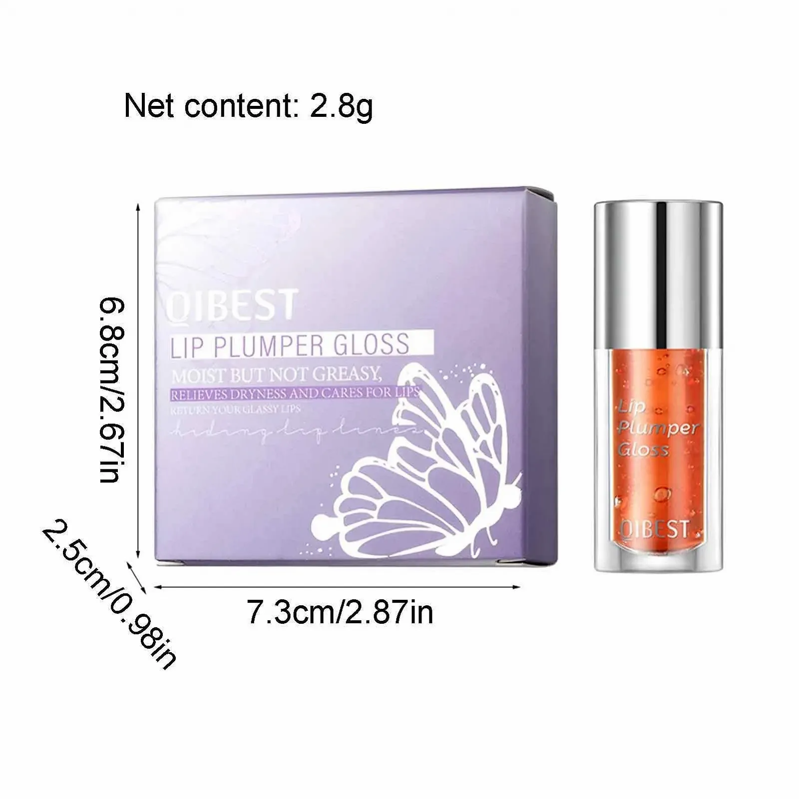 Тинт для губ Wontool - Зволожувальна олія для губ, прозора, блиск для збільшення губ, фото №4