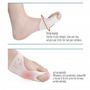 Корректор большого пальца стопы, Мягкие дышащие носки для коррекции Hallux Valgus synthetic.ua - Фото 1