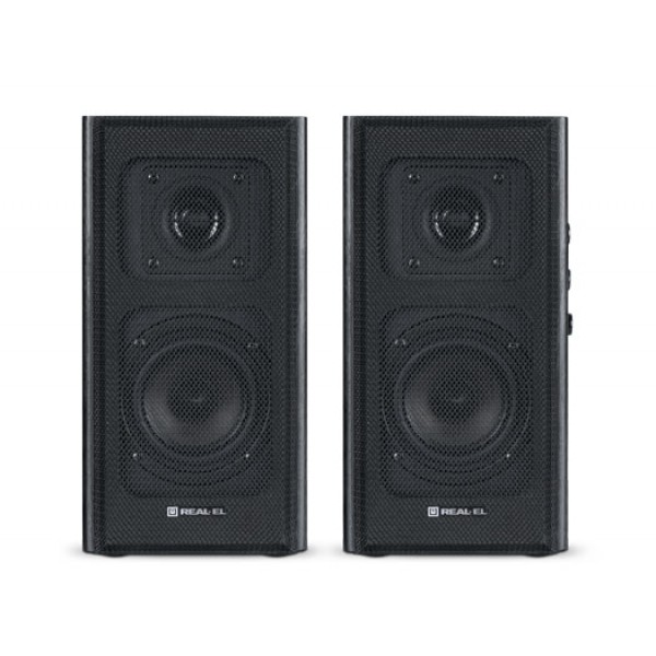 Акустические системы (колонки) REAL-EL колонки 2.0 S-250 black, фото №3