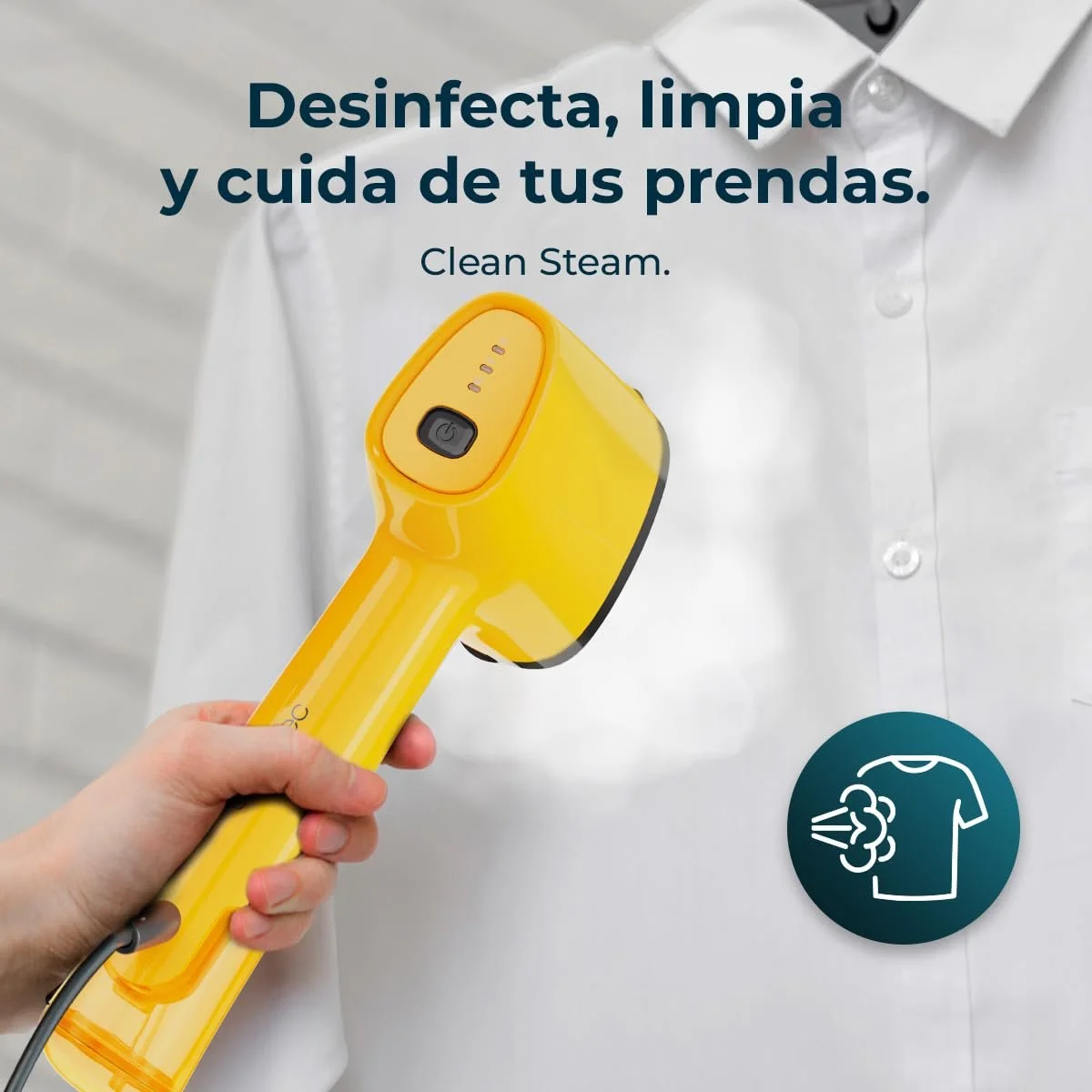 Вертикальный утюг Cecotec IronHero V-1500 Essential Керамическая подошва 1500 W 25 г/мин Yellow, фото №5