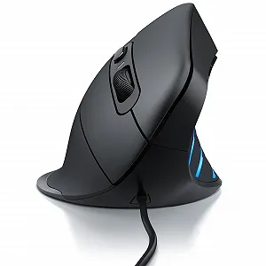 Миша CSL Ергономічна 6400 DPI USB Провідна Вертикальна synthetic.ua - Фото 1