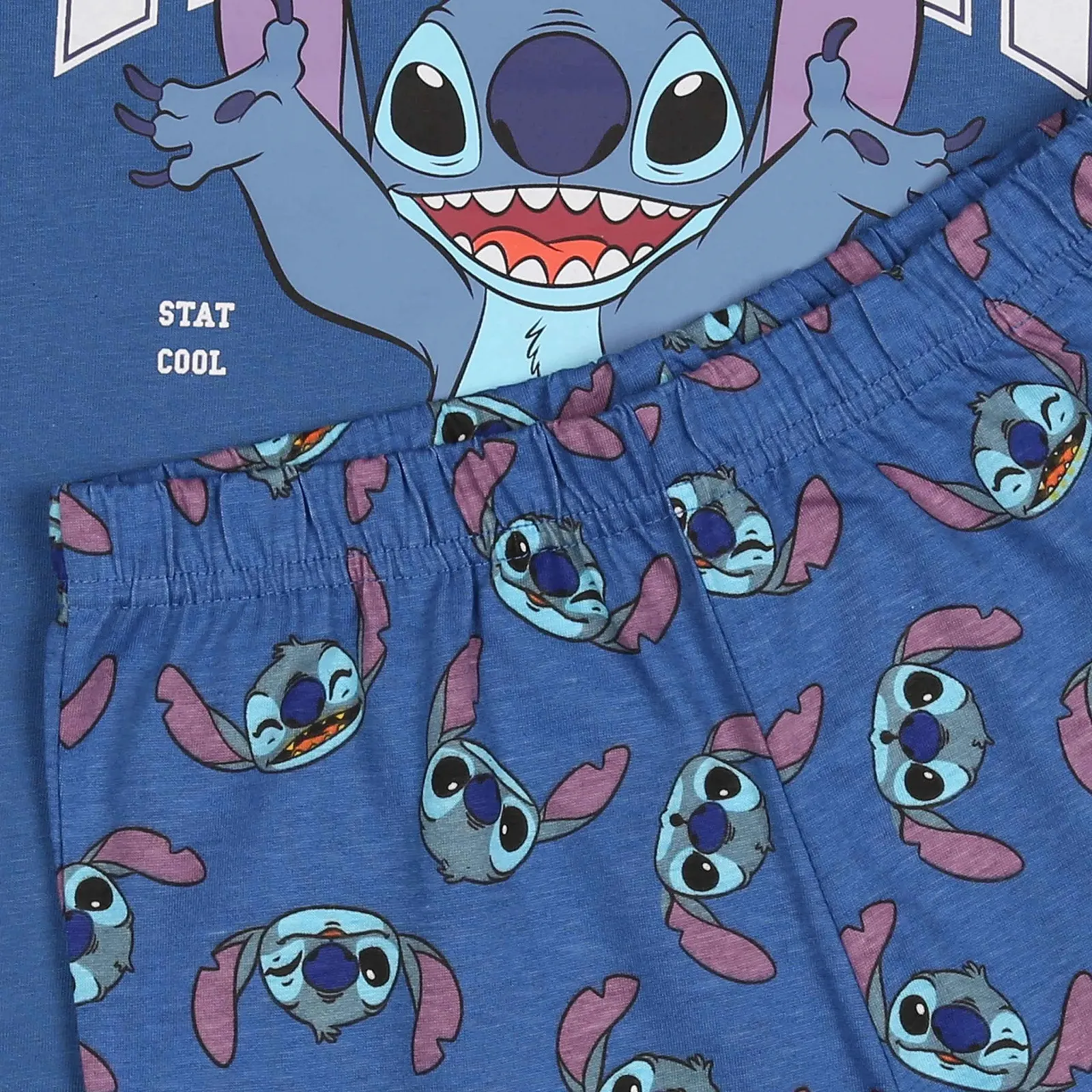 Пижама Disney Stitch Хлопок Комплект из двух предметов для мальчиков с короткими рукавами Лето, фото №8