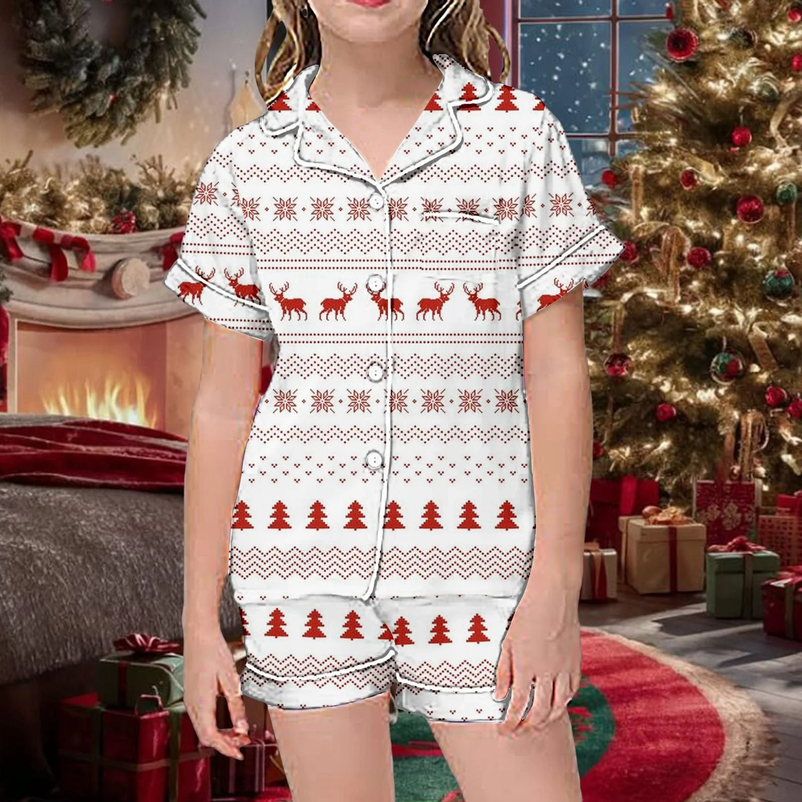 Піжама Дитяча Пухнаста Тепла З довгими Рукавами, фото №3