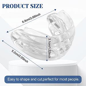 Капа від хропіння, капа для рота проти хропіння та бруксизму, регульована synthetic.ua - Фото 1