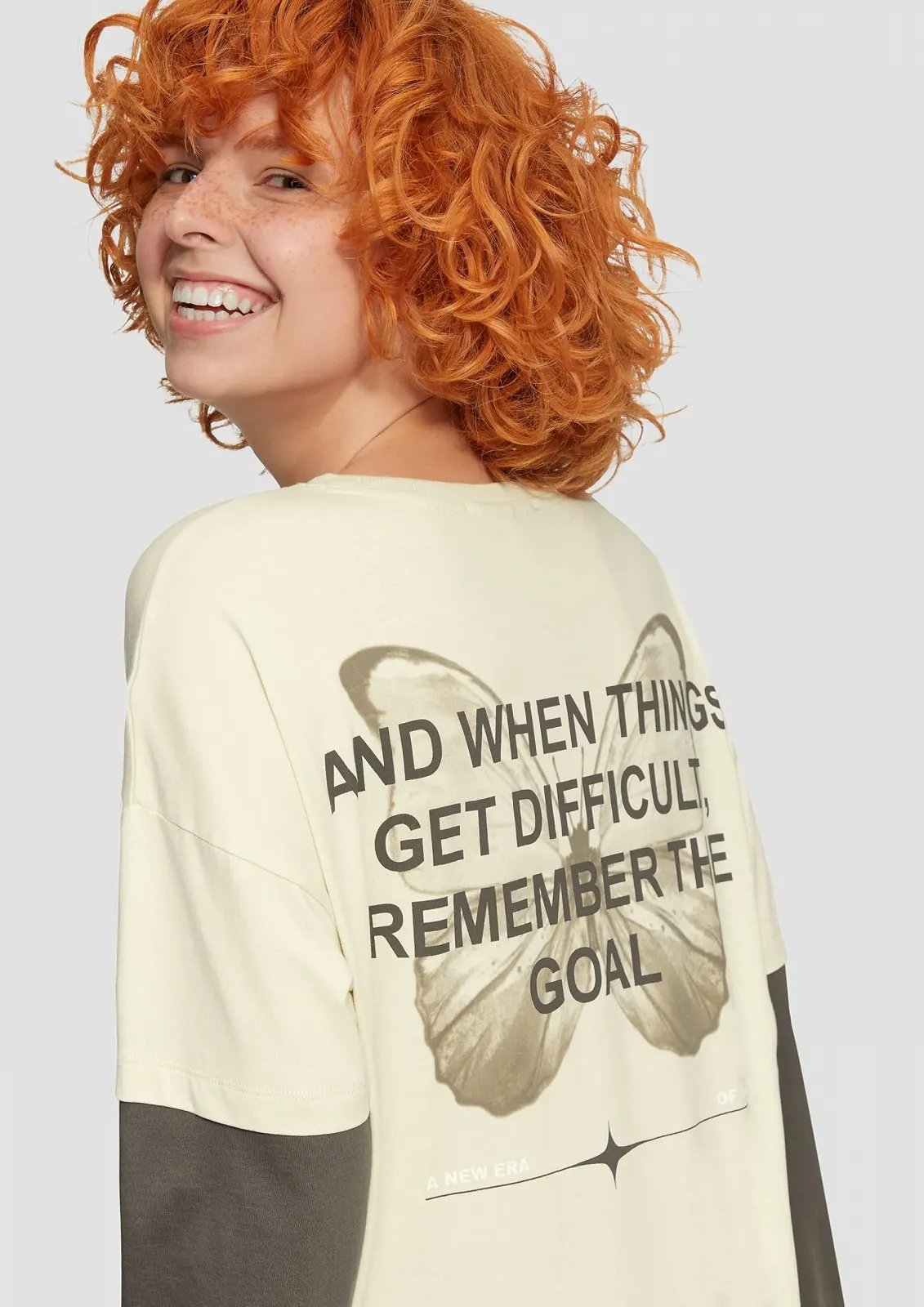 Лонгслив QS Двухслойный С Принтом, фото №2 Лонгслив QS Двухслойный С Принтом, фото №2