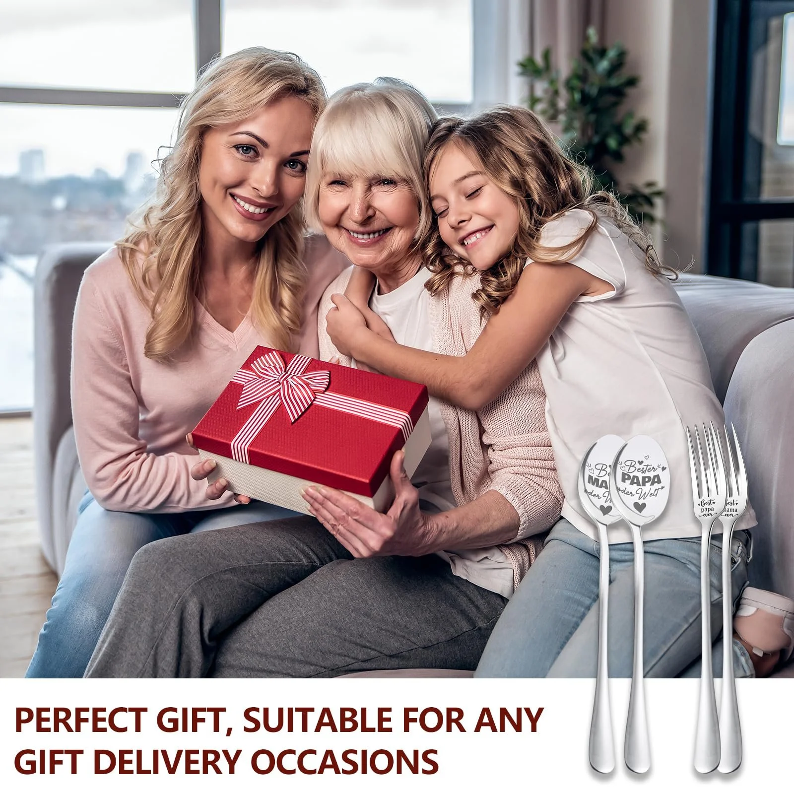 Ложка кавова з гравіюванням Нержавіюча сталь, фото №5