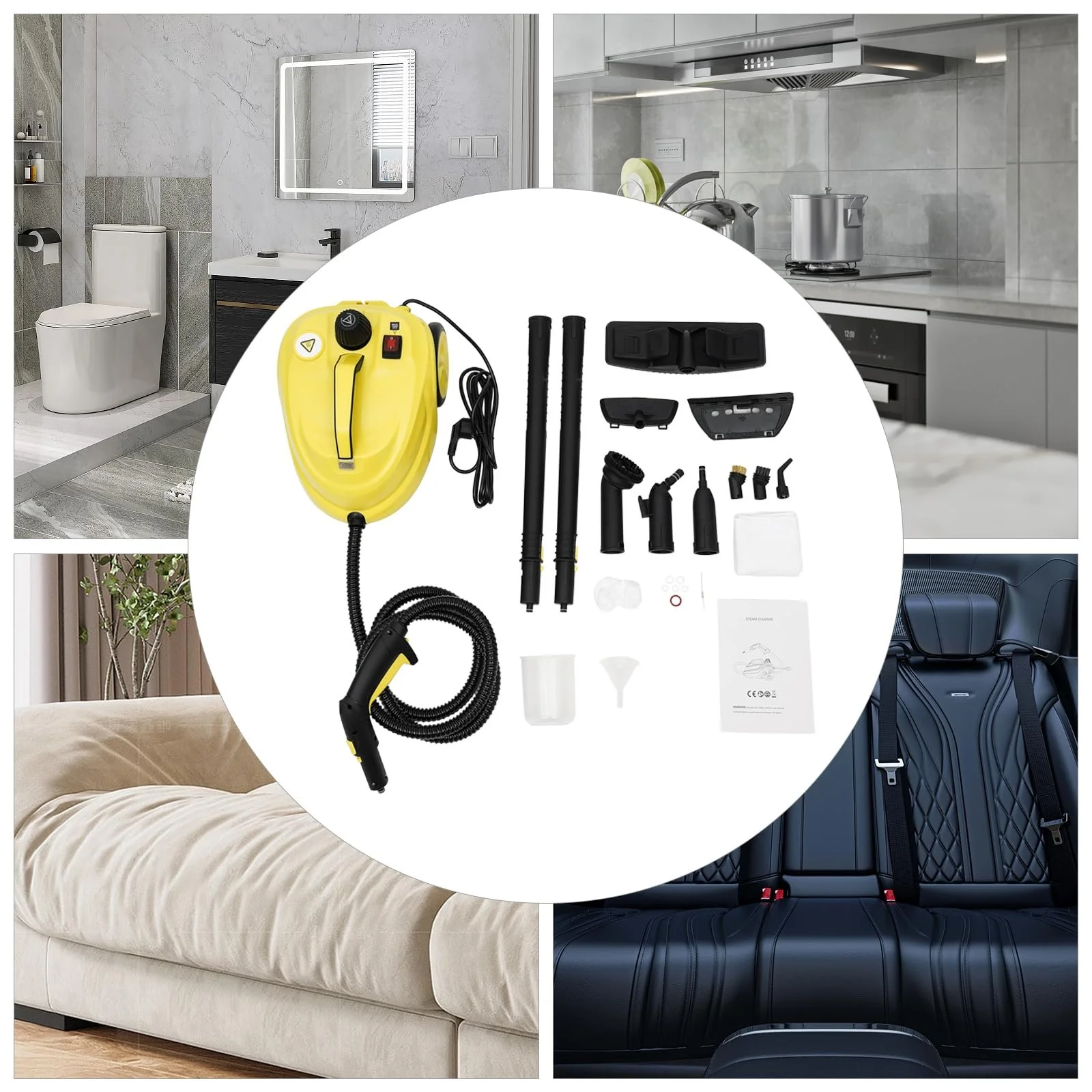 Ручний пароочисник SE8620 2000W 320°F 5Bar, фото №5