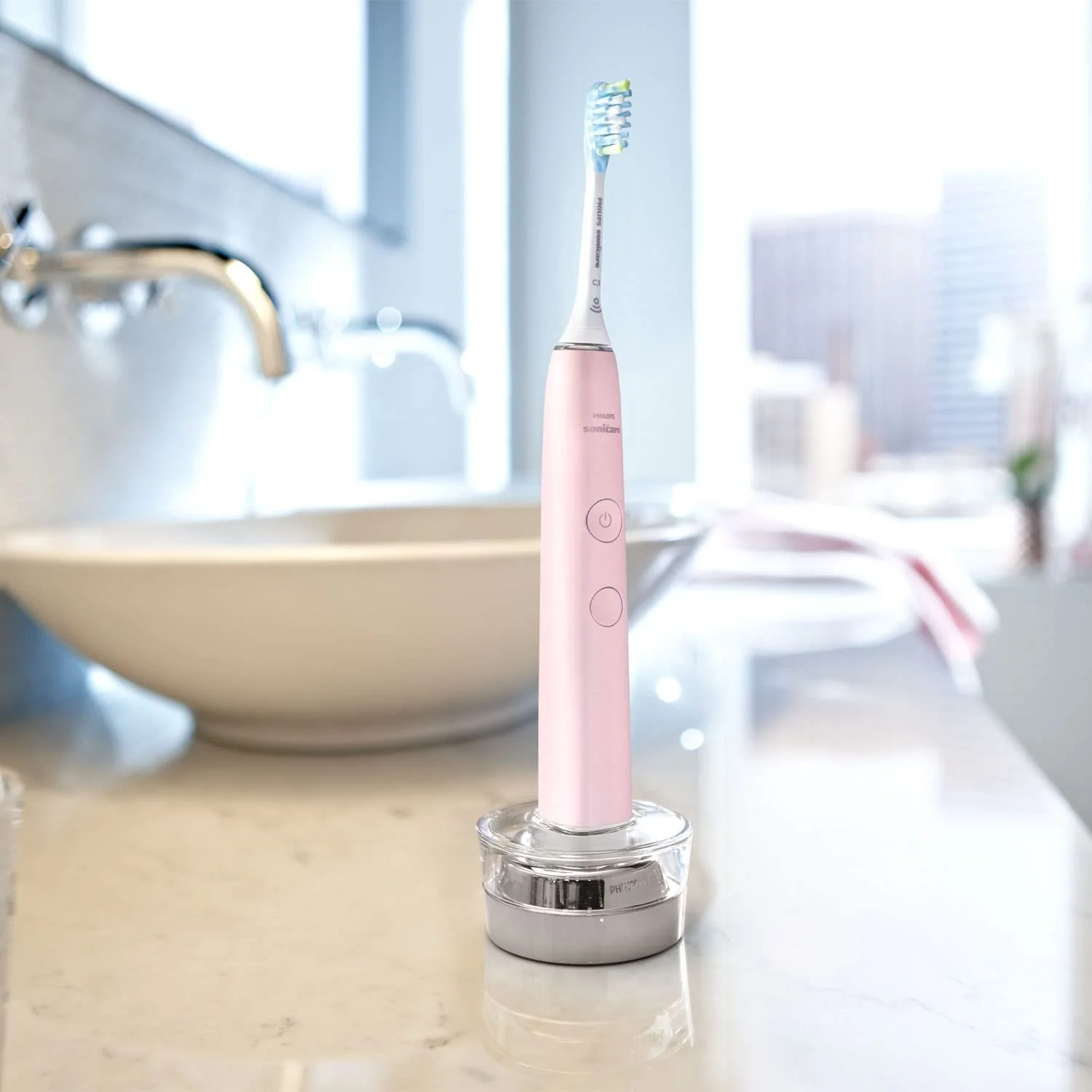 Электрическая зубная щетка Philips Sonicare DiamondClean 9000 HX9911/53 4 режима Pink, фото №7