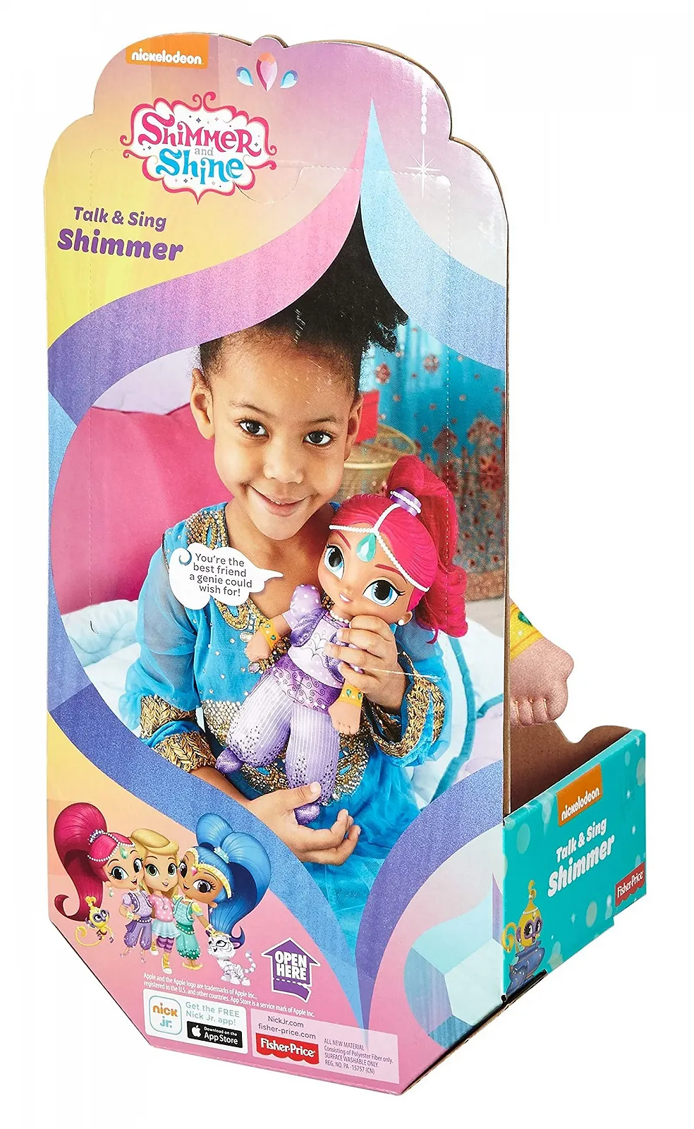 Лялька Fisher-Price Shimmer and Shine DGM06 Nickelodeon Shine, Talk & Sing Shimmer Рожева, фото №6