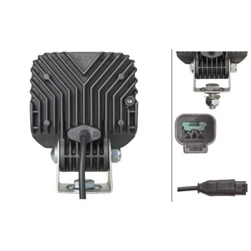 Рабочая фара HELLA 1GA 996 284-081 для AEBI KÄSSBOHRER LIEBHERR GOLDHOFER, фото №2 Рабочая фара HELLA 1GA 996 284-081 для AEBI KÄSSBOHRER LIEBHERR GOLDHOFER, фото №2