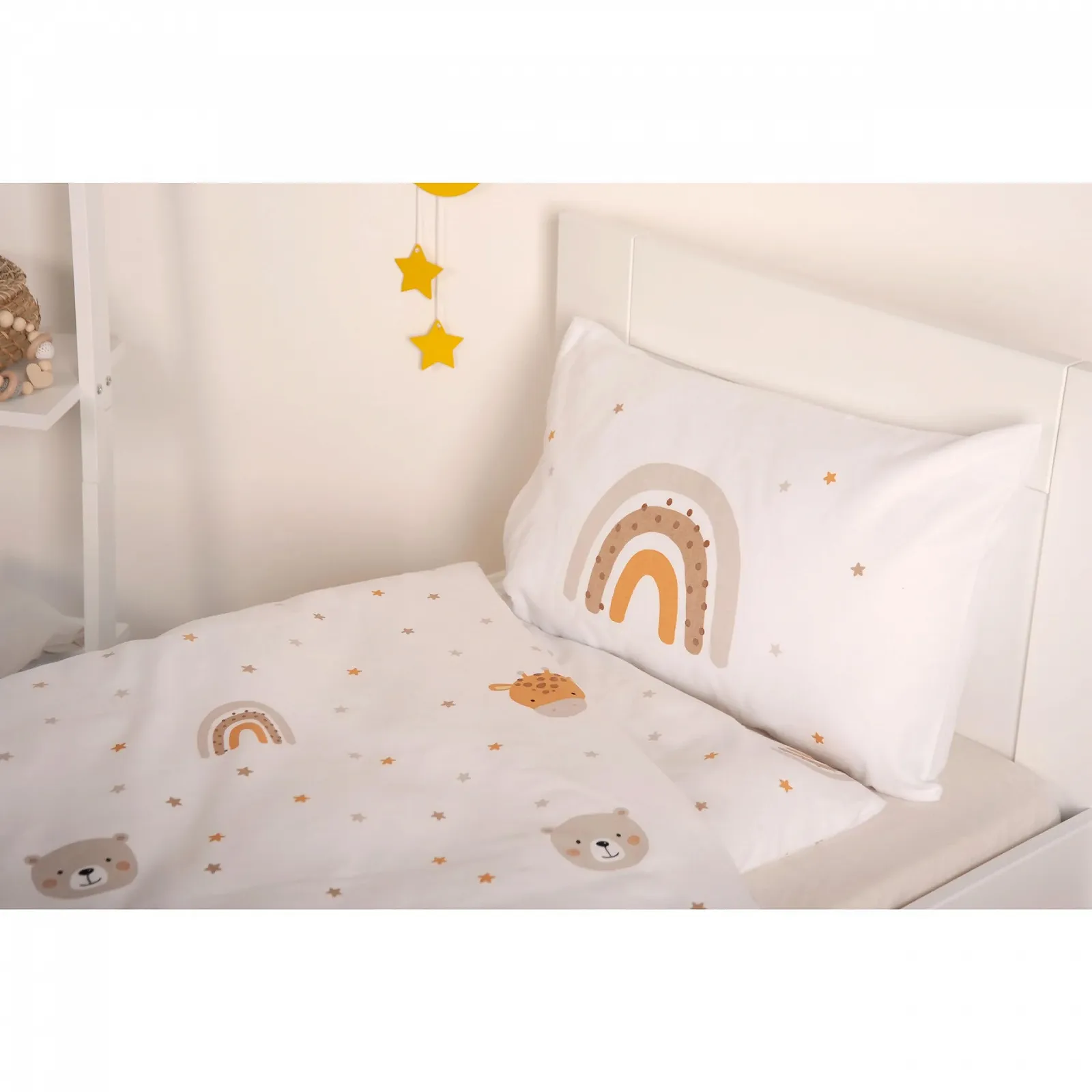 Постільна білизна Дитяча Herding babybest Little Friends Winter 40 x 60 см, 100 x 135 см Біла, фото №6