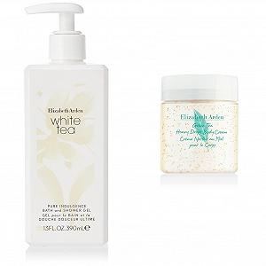 Набір Elizabeth Arden White Tea & Green Tea Гель для душу та крем для тіла Honey Drops 500 мл - Фото 1