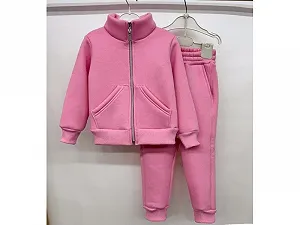 Теплый костюм на флисе от 98 до 158 см на молнии без капюшона synthetic.ua - Фото 1