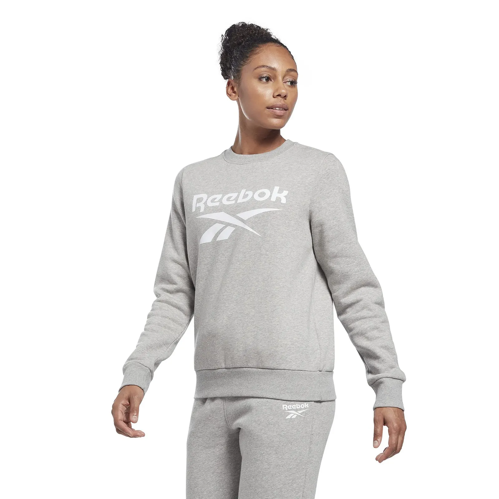 Женская Толстовка Reebok Big Logo Fleece Crew, фото №6