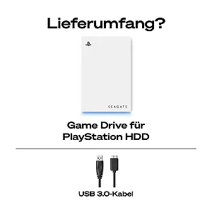 Портативный внешний HDD Seagate Game Drive STLV2000202 2 ТБ 2.5 дюйма USB 3.0 White Blue LED synthetic.ua - Фото 1